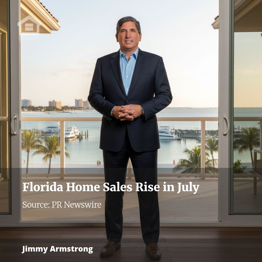 Fla.’s Housing Market: Closed Sales and New Pending Sales Rise in July